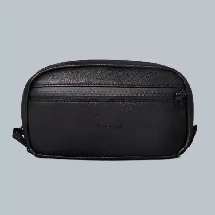Every Day Pouch Leather (EDP) — Blackpack organizer bag