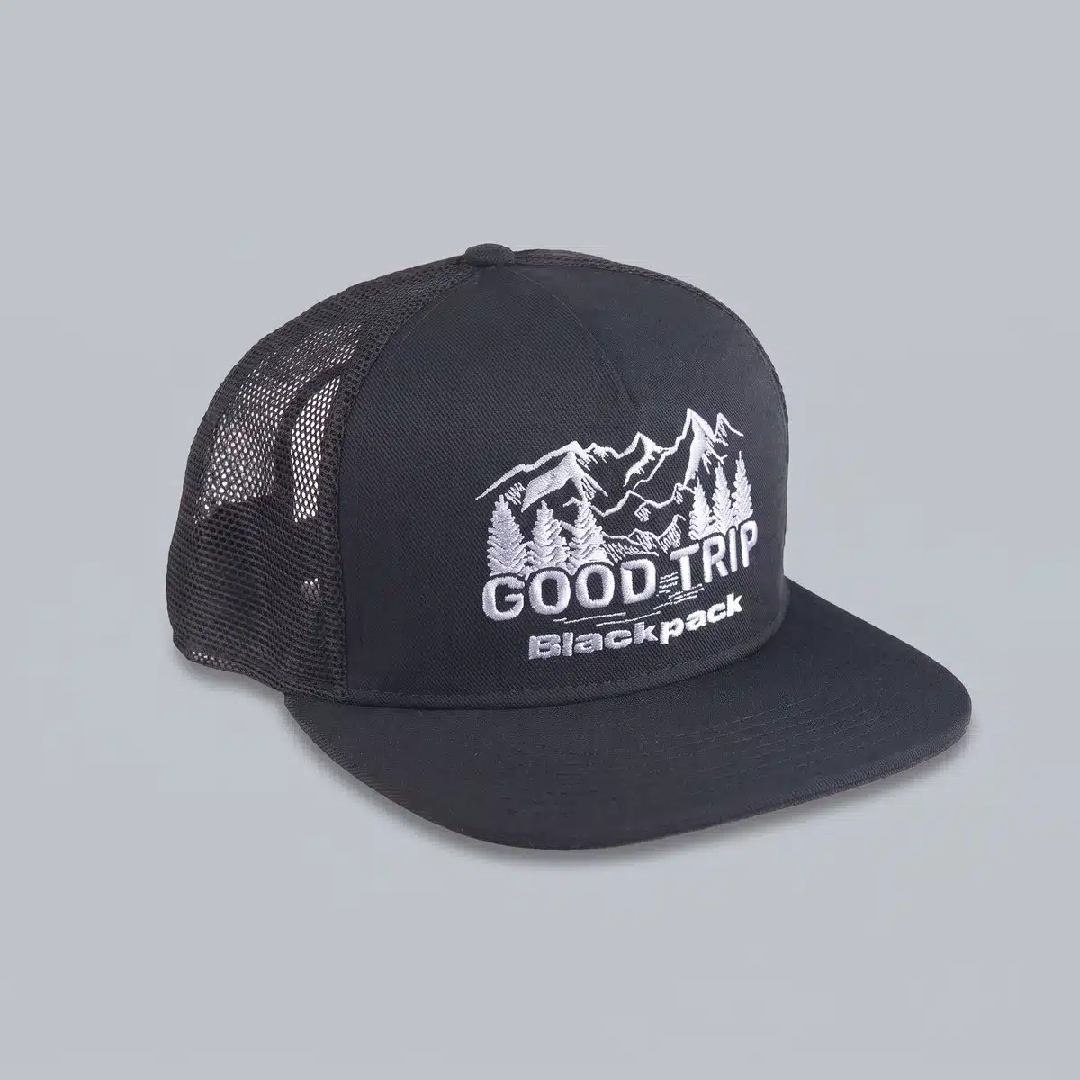 traker1 Trucker — фірмова кепка Blackpack, колір сірий