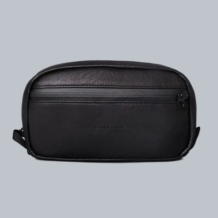 Every Day Pouch Leather (EDP) — Blackpack organizer bag
